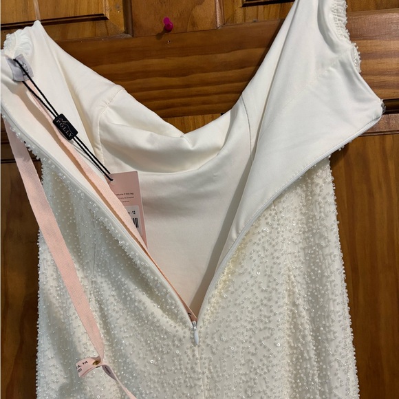 OH POLLY | NEW W TAGS La Rochette Dress Ivory - Picture 9 of 13